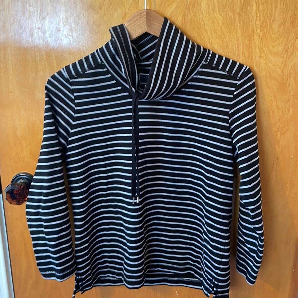 Woman’s cow neck long sleeve shirt